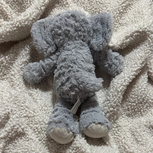Gray Plush Elephant Stuffed Animal - Picture 2 of 4
